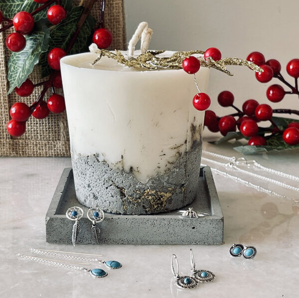 Limited Edition Christmas Pudding Jewellery Candle 1