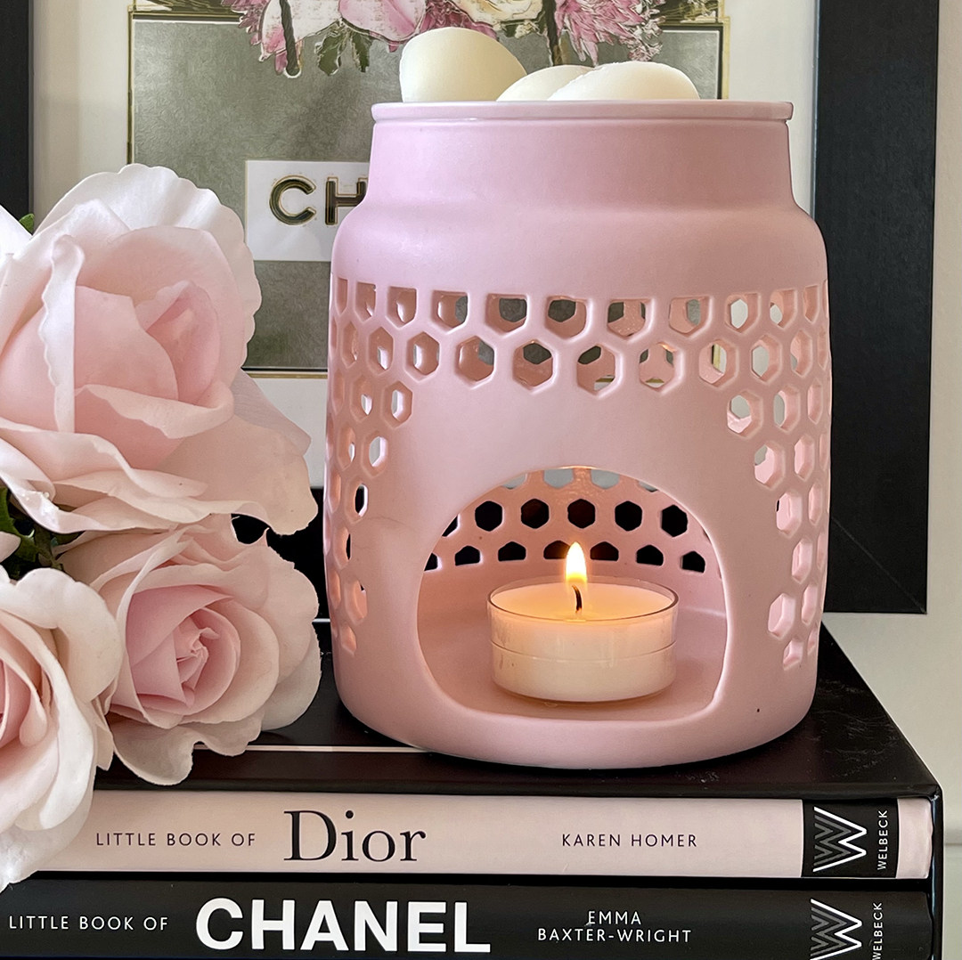 Pink Honeycomb Burner 1